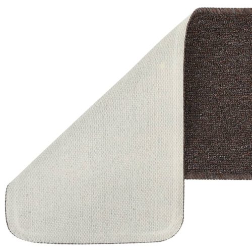  15 db barna négyszögű csúszásmentes lépcsőszőnyeg 75 x 20 cm