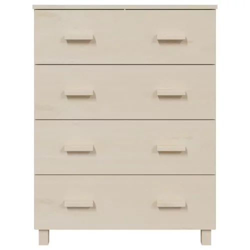  HAMAR mézbarna tömör fenyőfa tálalószekrény 79 x 40 x 103,5 cm