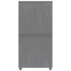  HAMAR sötétszürke tömör fenyőfa gardrób 89 x 50 x 180 cm