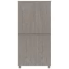  HAMAR világosszürke tömör fenyőfa gardrób 89 x 50 x 180 cm