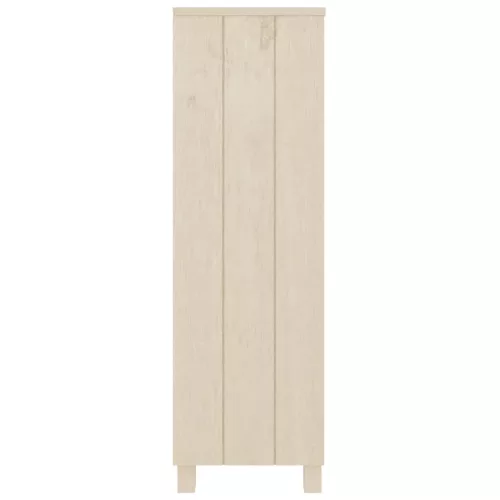  HAMAR mézbarna tömör fenyőfa könyvszekrény 85 x 35 x 112 cm