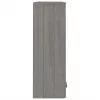  HAMAR világosszürke tömör fenyőfa felső szekrény 85x35x100 cm