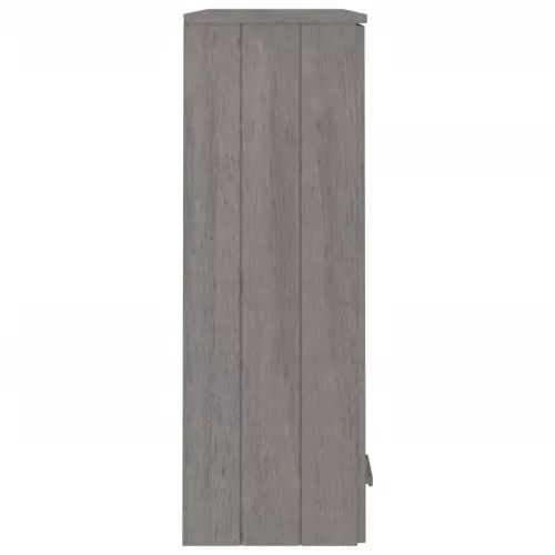  HAMAR világosszürke tömör fenyőfa felső szekrény 85x35x100 cm