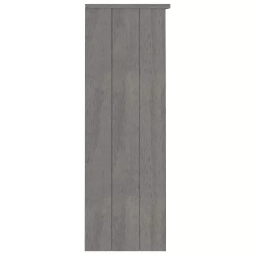  HAMAR világosszürke tömör fenyőfa felső szekrény 85x35x100 cm