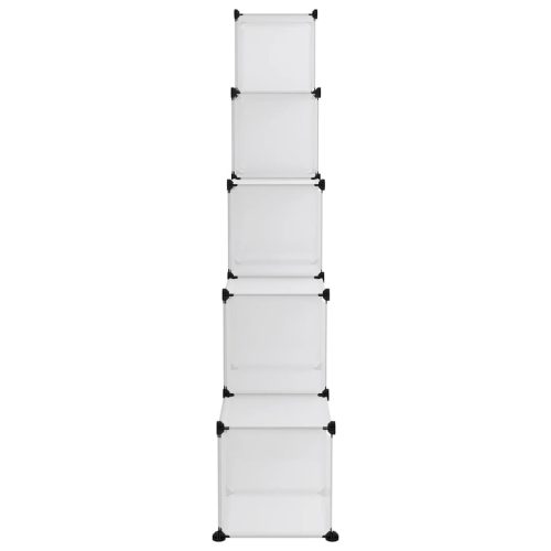  átlátszó polipropilén tárolókocka 15 db kockával