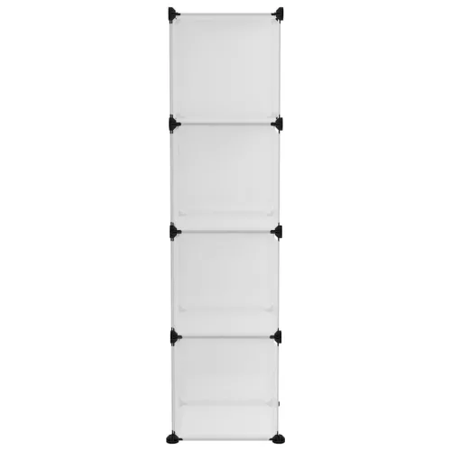  átlátszó polipropilén tárolókocka 12 db kockával