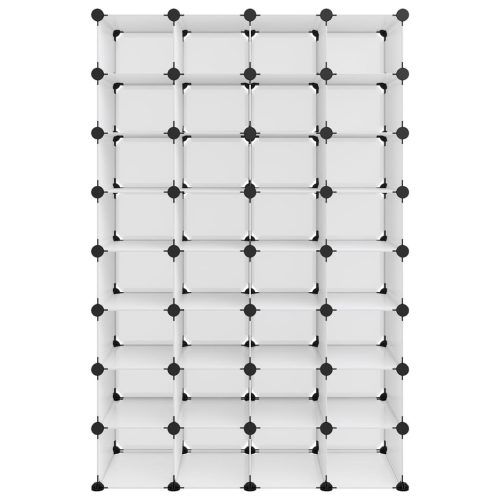  átlátszó polipropilén cipőtartó 93 x 36,5 x 140 cm