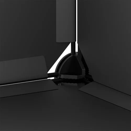  fekete polipropilén cipőtartó 84,5 x 31 x 93,5 cm