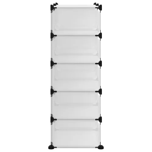  átlátszó polipropilén cipőtartó 84x32x88,5 cm