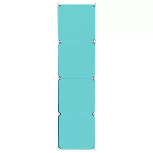  zöld polipropilén tárolókocka gyerekeknek 12 kockával