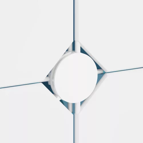  zöld polipropilén tárolókocka gyerekeknek 12 kockával