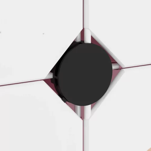  rózsaszín polipropilén tárolókocka gyerekeknek 12 kockával