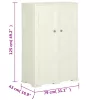  vanília színű fahatású műanyag szekrény 79 x 43 x 125 cm