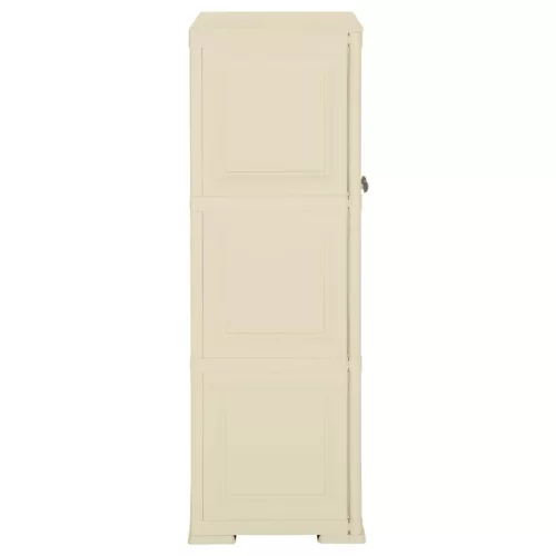  angórafehér fahatású műanyag szekrény 79 x 43 x 125 cm