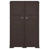  barna fahatású műanyag szekrény 79 x 43 x 125 cm