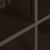  barna fahatású műanyag szekrény 79 x 43 x 125 cm