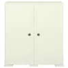  vanília színű fahatású műanyag szekrény 79 x 43 x 85,5 cm