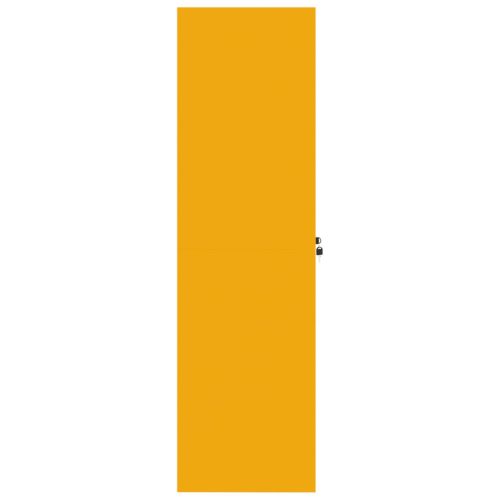  Tárolószekrény tárolóval 2 pcs Mustár sárga 80 x 40 x 140 cm