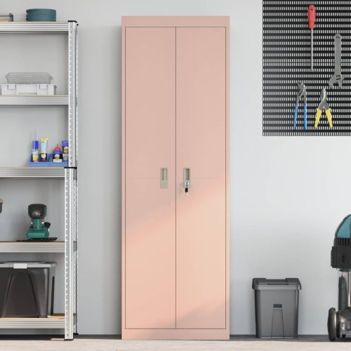  Tárolószekrény tárolóval 2 pcs Rózsaszín 60 x 40 x 180 cm