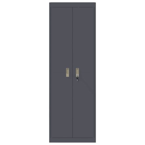  Tárolószekrény tárolóval 2 pcs Antracit 60 x 40 x 180 cm