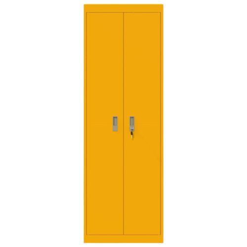  Tárolószekrény tárolóval 2 pcs Mustár sárga 60 x 40 x 180 cm
