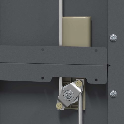  Tárolószekrény tárolóval 2 pcs Antracit 60 x 40 x 200 cm