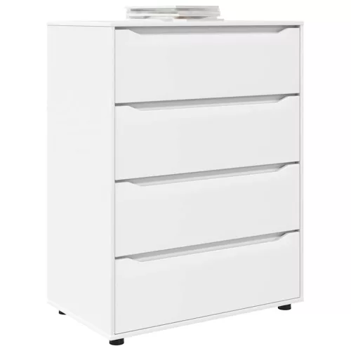  Tároló szekrények 2 pcs Fehér 80 x 48 x 105 cm Faanyag