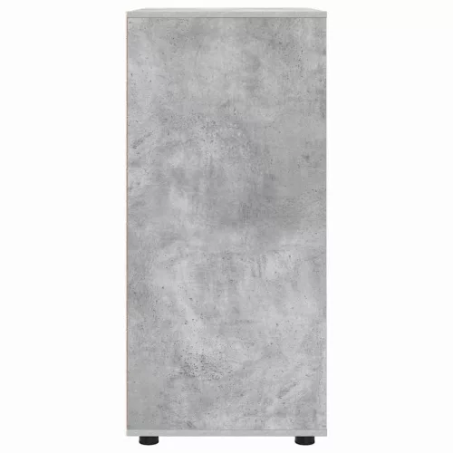  Tároló szekrények 2 pcs Beton Szürke 80 x 48 x 105 cm Faanyag