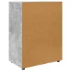  Tároló szekrények 2 pcs Beton Szürke 80 x 48 x 105 cm Faanyag