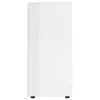  Tároló szekrények 2 pcs Magas Fényű Fehér 80 x 48 x 105 cm