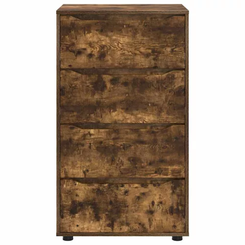  Tároló szekrények 2 pcs Füstölt tölgy 60 x 48 x 105 cm Faanyag