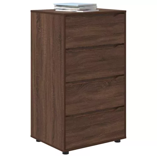  Tároló szekrények 2 pcs Barna Tölgy 60 x 48 x 105 cm Faanyag