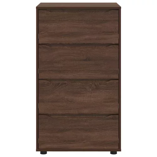  Tároló szekrények 2 pcs Barna Tölgy 60 x 48 x 105 cm Faanyag