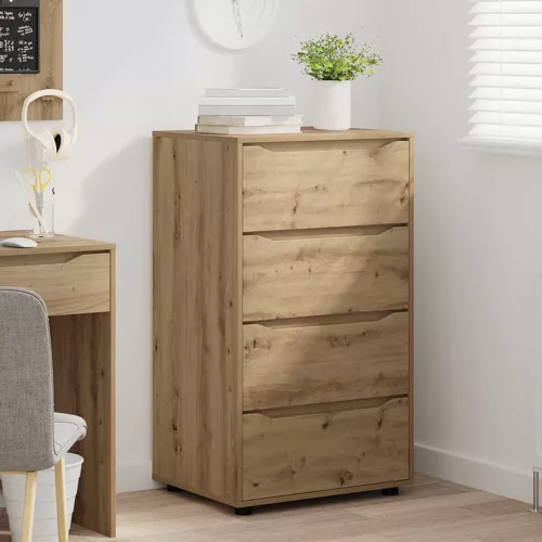  Tároló szekrények 2 pcs Artisan tölgy 60 x 48 x 105 cm Faanyag