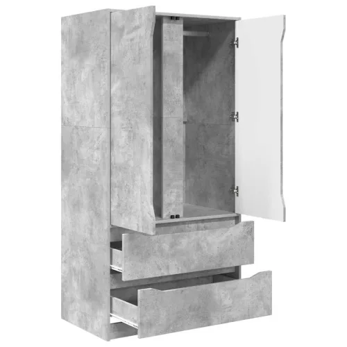  Fürdőszoba Székény Beton Szürke 79,5 x 49 x 156 cm Faanyag