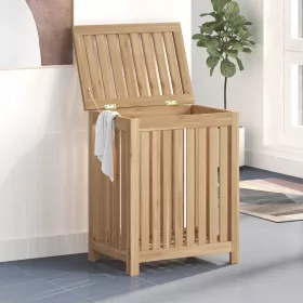  tömör tíkfa szennyestartó 50 x 35 x 60 cm