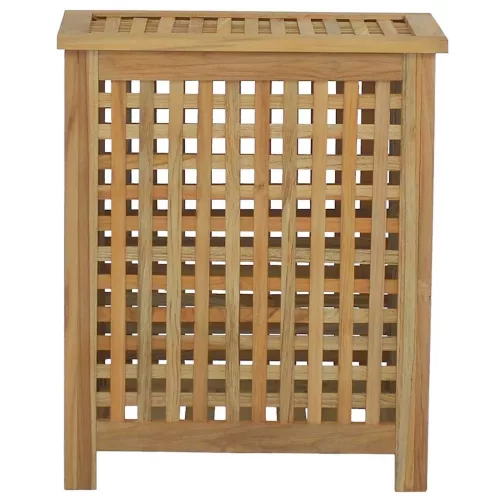  tömör tíkfa szennyestartó 50 x 35 x 60 cm