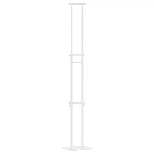  Kiállító Állvány 2 pcs Fehér 30 x 24 x 208 cm Vas