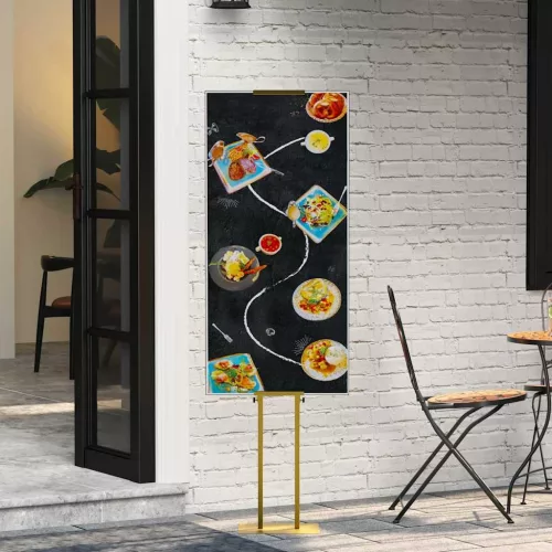  Kiállító Állvány 2 pcs Arany 30 x 24 x 208 cm Vas