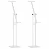  Kiállító Állvány 2 pcs Fehér 26.5 x 26.5 x 127 cm Vas