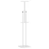  Kiállító Állvány 2 pcs Fehér 26.5 x 26.5 x 127 cm Vas