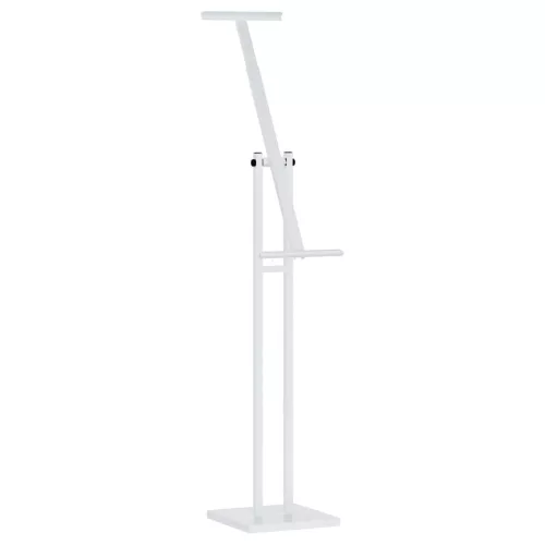  Kiállító Állvány 2 pcs Fehér 26.5 x 26.5 x 127 cm Vas