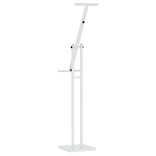  Kiállító Állvány 2 pcs Fehér 26.5 x 26.5 x 127 cm Vas