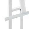  Kiállító Állvány 2 pcs Fehér 26.5 x 26.5 x 127 cm Vas