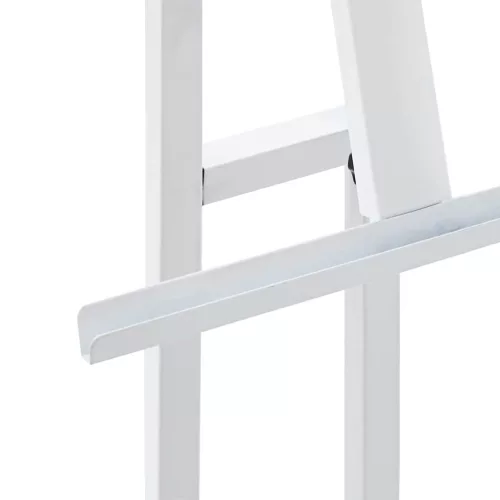  Kiállító Állvány 2 pcs Fehér 26.5 x 26.5 x 127 cm Vas