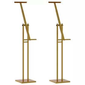  Kiállító Állvány 2 pcs Arany 26.5 x 26.5 x 127 cm Vas