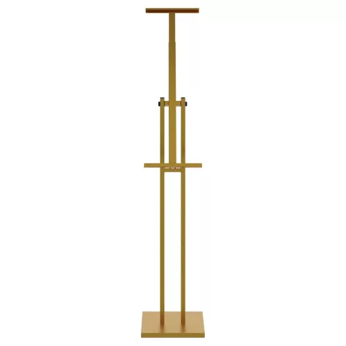  Kiállító Állvány 2 pcs Arany 26.5 x 26.5 x 127 cm Vas