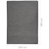  szürke lapos szövésű kültéri szőnyeg 200 x 280 cm