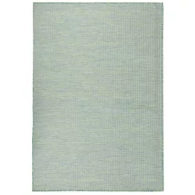    türkizkék lapos szövésű kültéri szőnyeg 160 x 230 cm