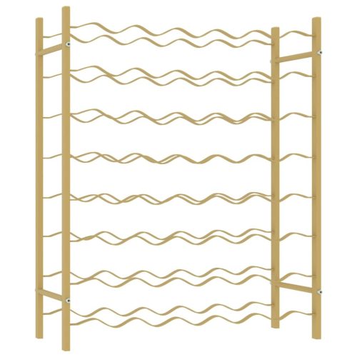  arany fém bortartó állvány 48 palackhoz